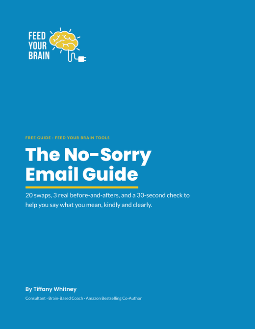 Cover of The No-Sorry Email Guide